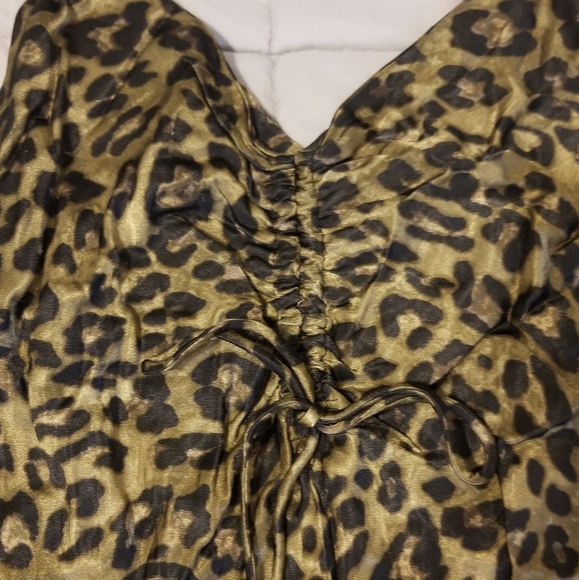 Zara leopard slip dress small - Picture 4 of 6